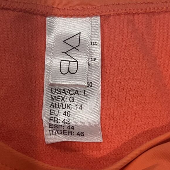 New VYB Chelsea High Scoop Bikini bottom Red Orange Large - Picture 7 of 10